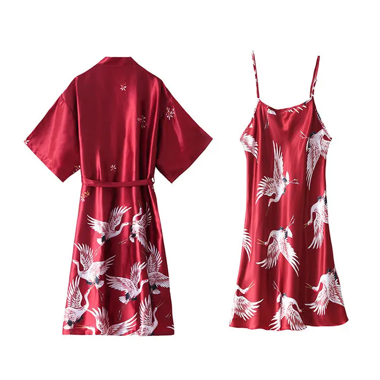 1480820569650946050-6 Comfortable and breathable silk nightgown - Image 1