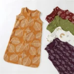 Newborn unisex baby gown muslin customize color print
