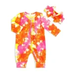 Pure Cotton Printed Sleepsuits - Image 2