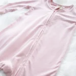 Soft Bamboo Footie Pajamas Baby Zipper Closure Onesie Custom logo - Image 3