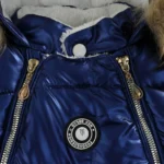 Wholesale OEM Snowsuit Romper Hood Footie Outwear Toddler Jumpsuit Down Coat Jacket - Image 4