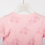 Wholesale Baby Girls Loose Long Sleeve Knit Sweater - Image 3