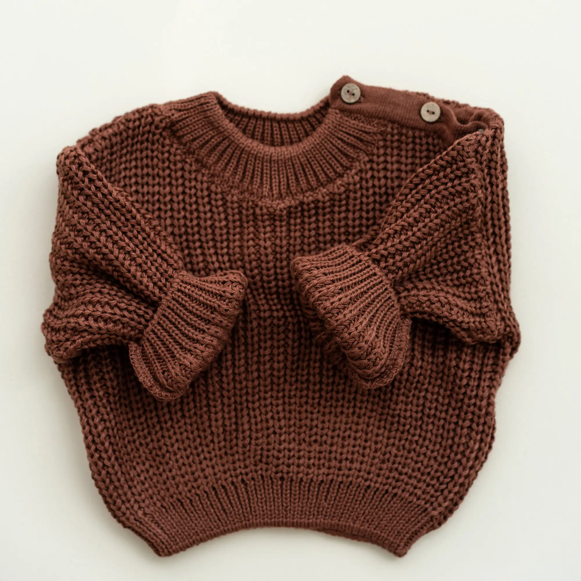 1648580422116937729-11 Newborn Baby Knit Chunky Sweater - Image 1
