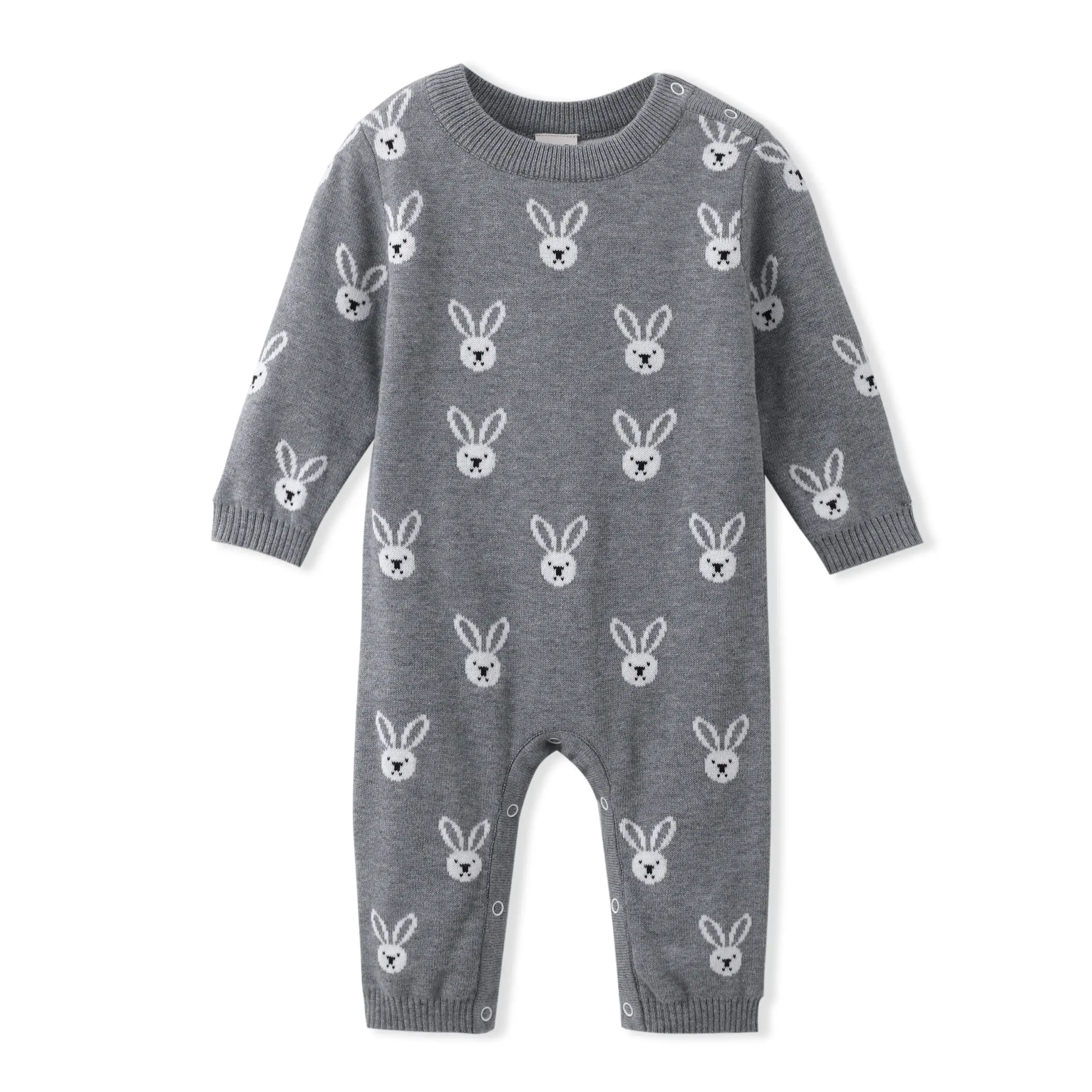 1681135660438695938-36 Custom Baby Knit Sweater Romper - Image 1