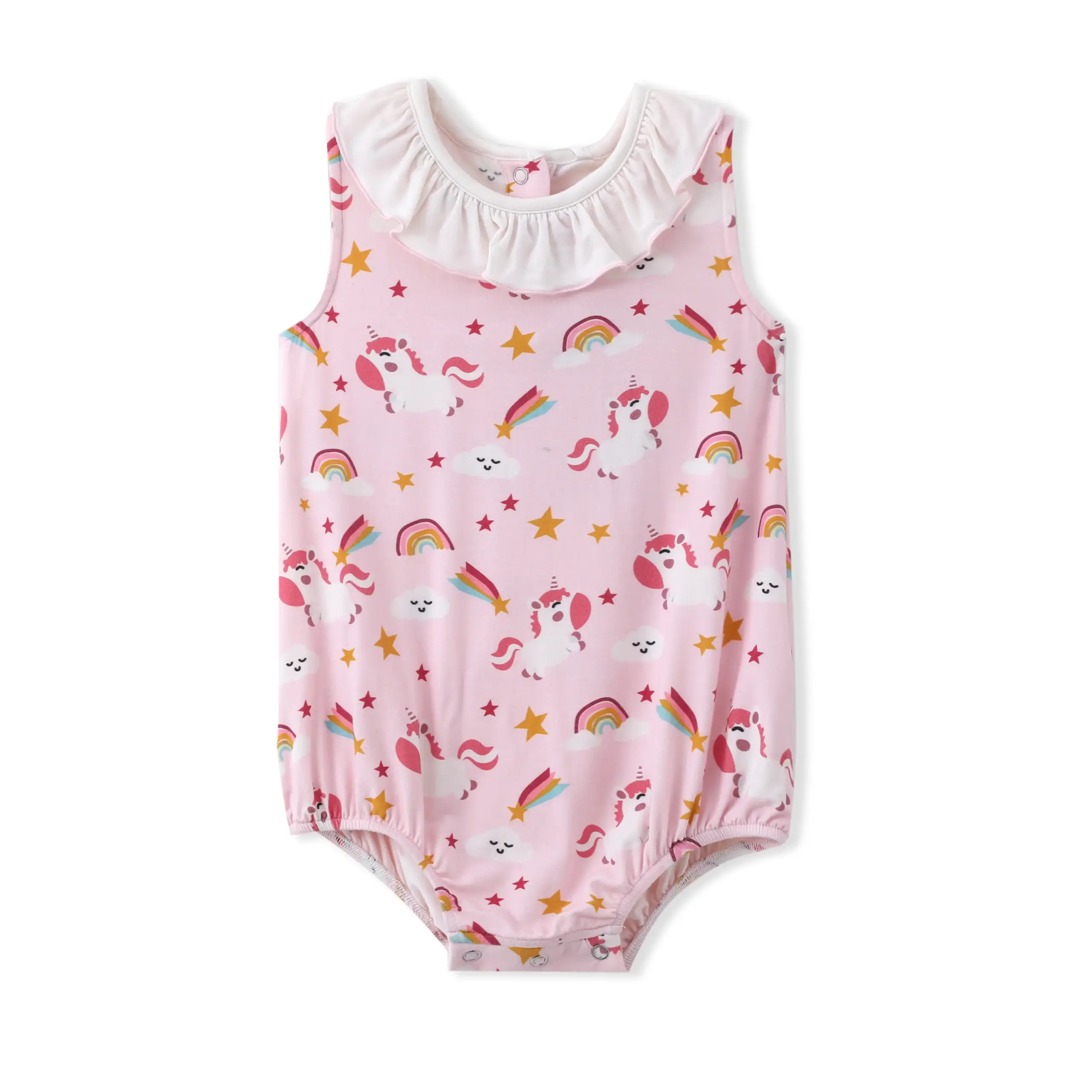 1683416829180030978-7 ODM Sleeveless Onsies for Baby Girls' Bodysuits - Image 1