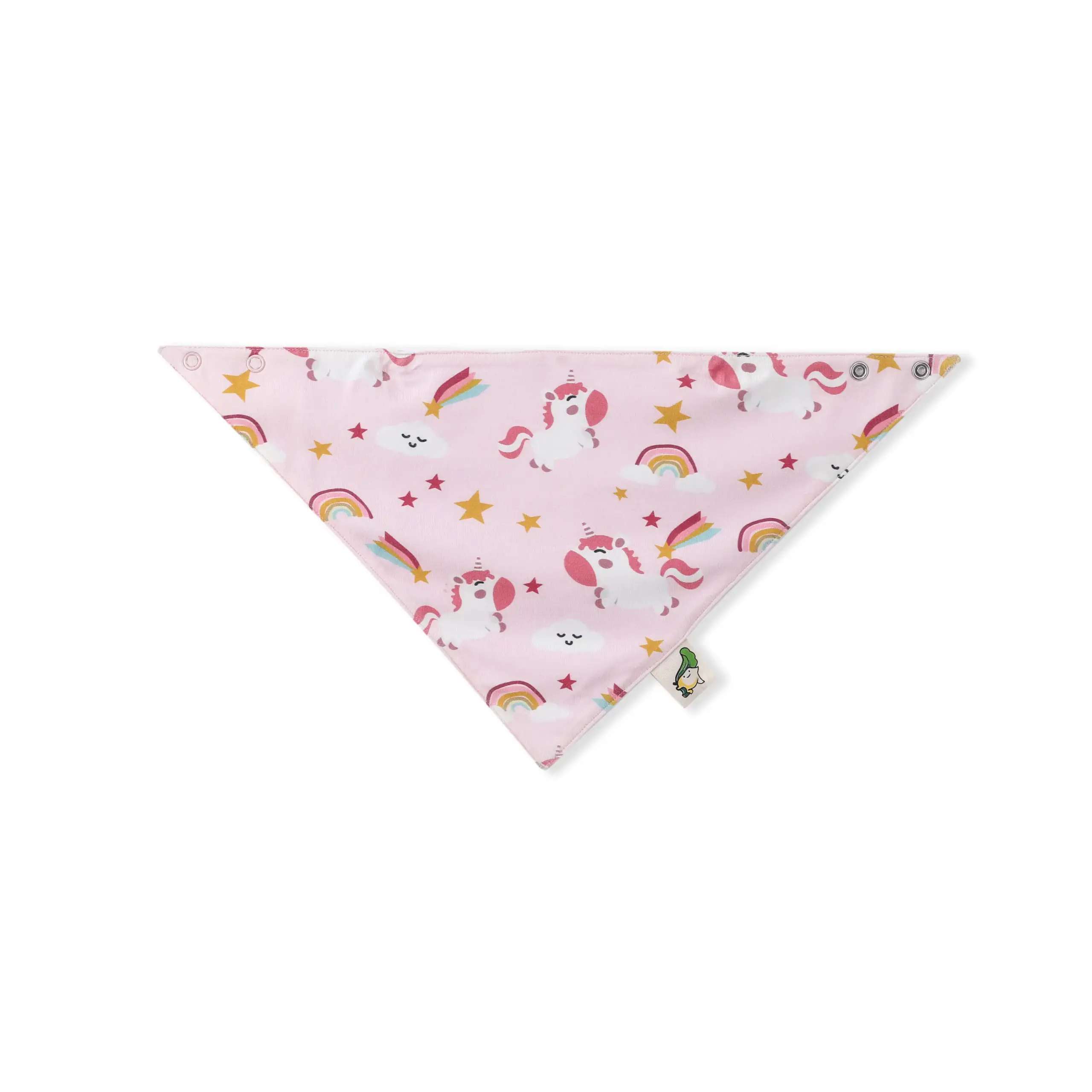 1696456065164554241-3 OEM&ODM 100% Organic Cotton Print Baby Drool Bandana Bibs - Image 1