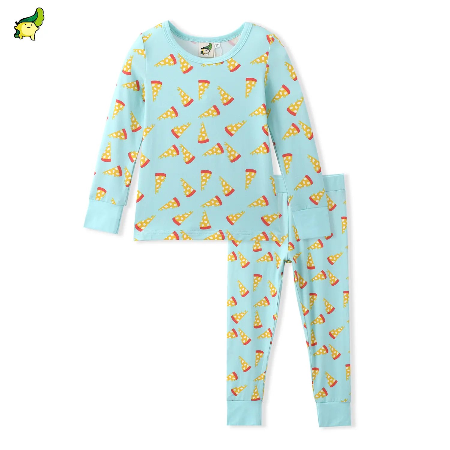 1712356027698032641-10 Custom Tee and Pant 2-Piece PJ Set 100% Organic Cotton - Image 1