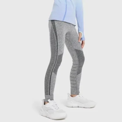 Girls seamless tight-fitting fitness pants Yoga pants supplier - Image 6