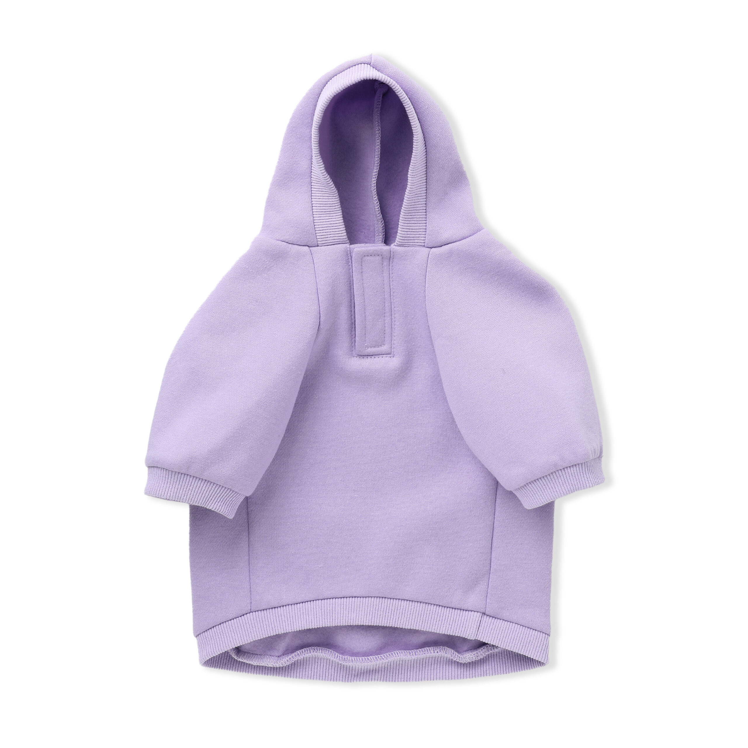 322309020 Lavender Fleece Dog Hoodie - Cozy Pet Pullover with Pocket - Image 1