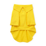 Sunshine Yellow Dog Polo Shirt - Classic Collared Pet Top