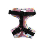 Pastel Abstract Print Dog Harness - No-Pull Breathable Pet Vest - Image 2