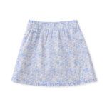 Pastel Ditsy Floral Skirt with Ruffled Accents for Girls - Image 2